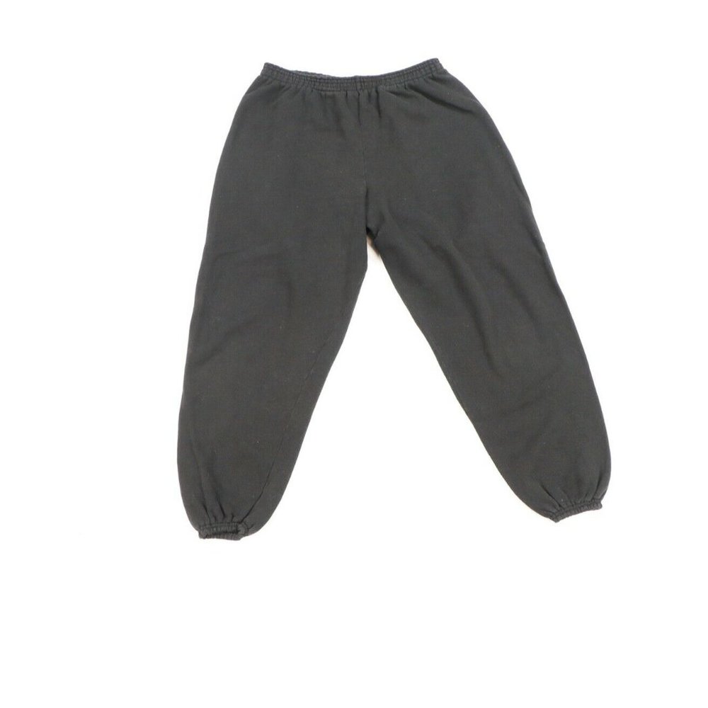 Vintage 80s Streetwear Jogger Sweatpants Black USA